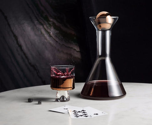 Tom Dixon Tank Black Decanter