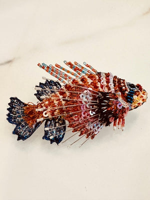 Trovelore Lion Fish Brooch