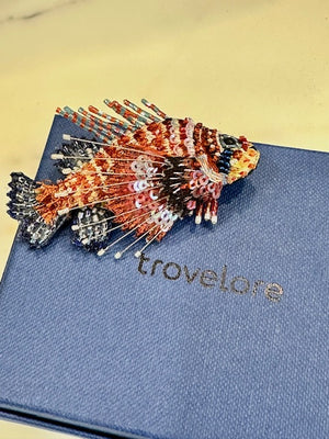 Trovelore Lion Fish Brooch