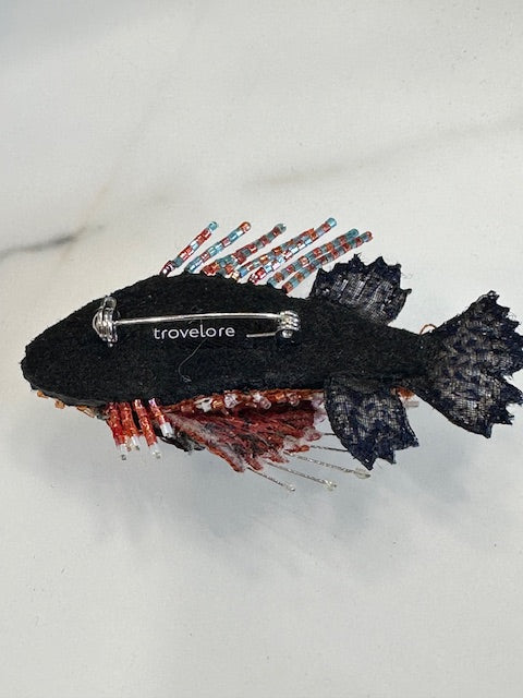 Trovelore Lion Fish Brooch