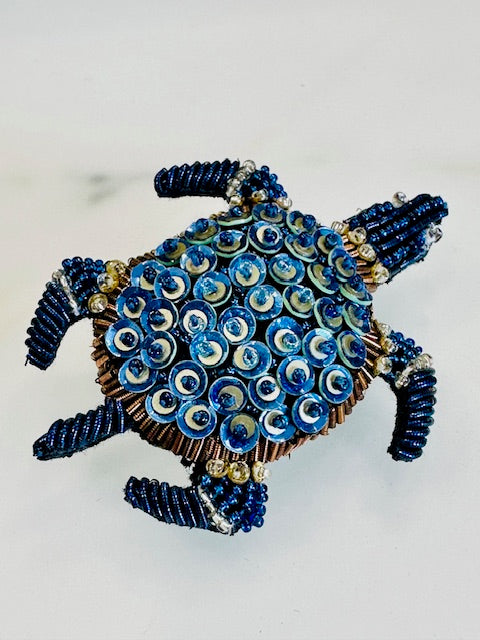 Trovelore Brooch Blue Sea Turtle