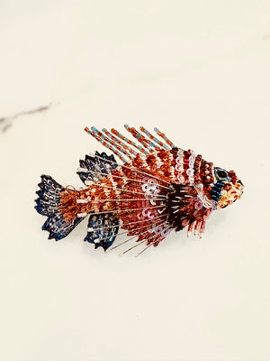 Trovelore Lion Fish Brooch