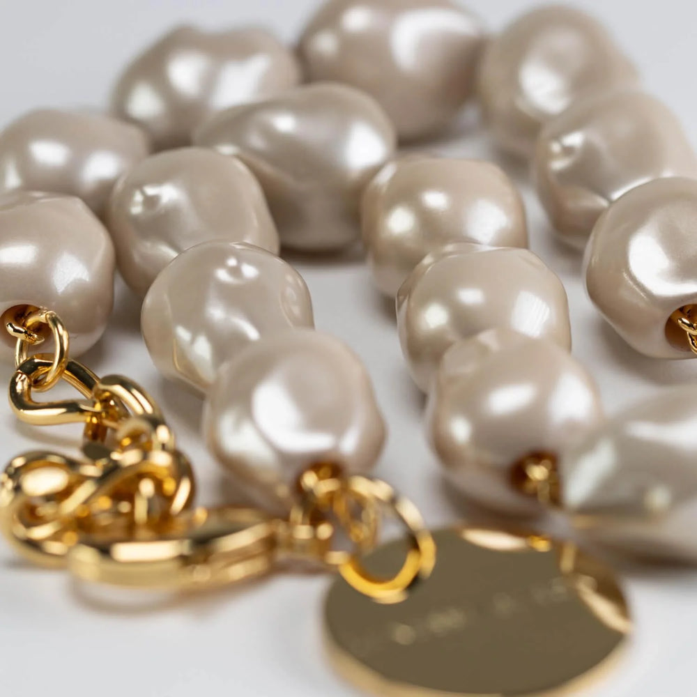 Vanessa Baroni Organic Champagne Pearl Bracelet