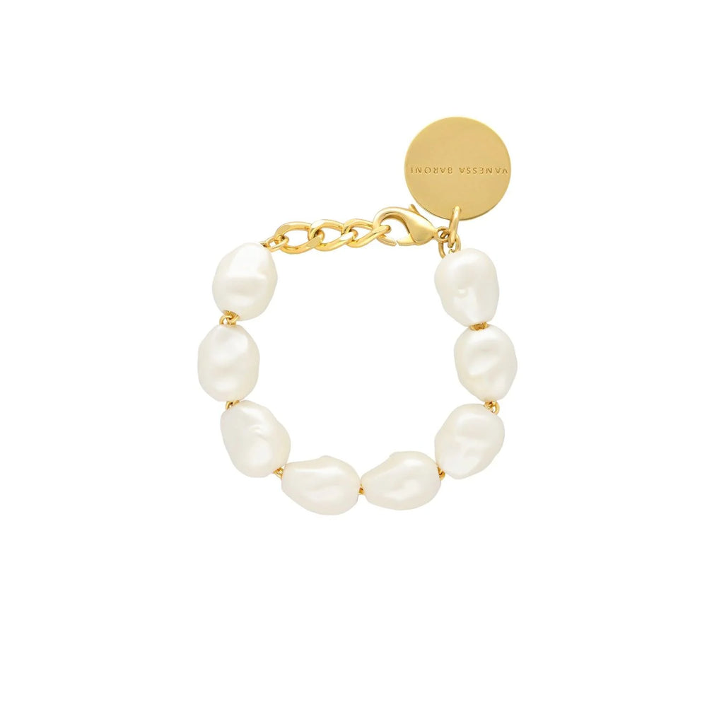 Vanessa Baroni Organic Pearl Bracelet