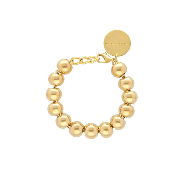 Vanessa Baroni Mini Beads Vintage Gold Bracelet