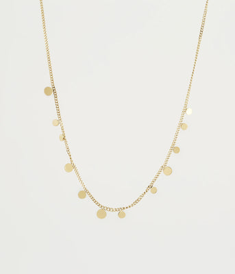 Zag Bijoux Mini Confetti Gold Necklace