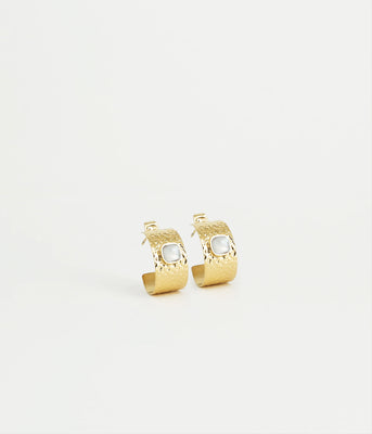 Zag Bijoux Harriet Gold Hoop Earring