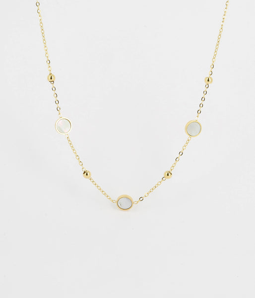 Zag Bijoux Kalina Mother of Pearl  Necklace