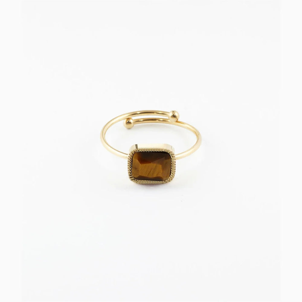 Zag Vera Gold Semi-Precious Stone Ring