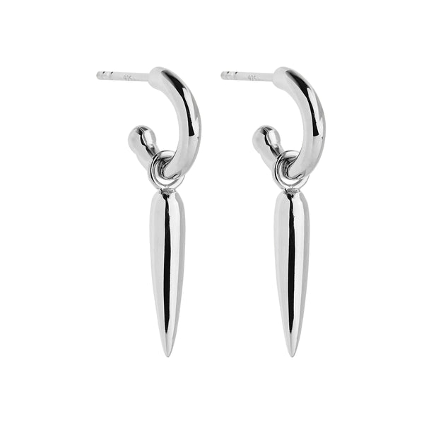 Najo Chilli Drop Silver Earrings