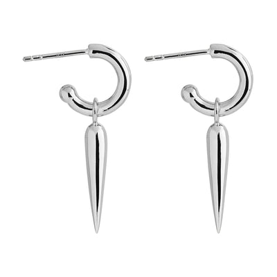 Najo Chilli Drop Silver Earrings