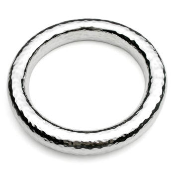 Najo, Sterling Silver beaten tube bangle - NAJO - Jewellery - Paloma + Co Adelaide Boutique