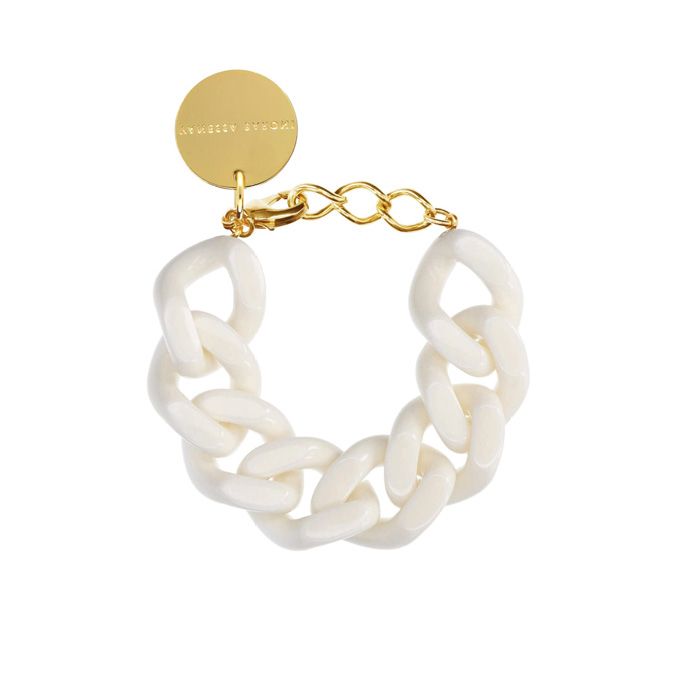 Vanessa Baroni Great Chain White Bracelet