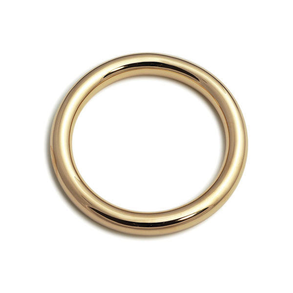 Von Treskow 10mm Yellow Gold Golf Bangle