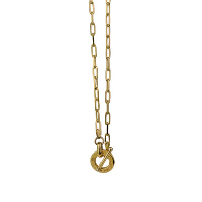 Von Treskow Clip Chain Necklace with VT Disc Toggle