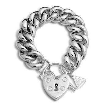 Von Treskow Sterling Silver Big Mama Padlock Bracelet - Von Treskow - Jewellery - Paloma + Co Adelaide Boutique