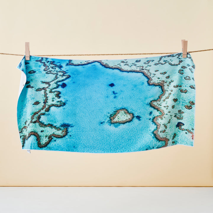 Destination Towels Love Reef Sand Free Beach Towel