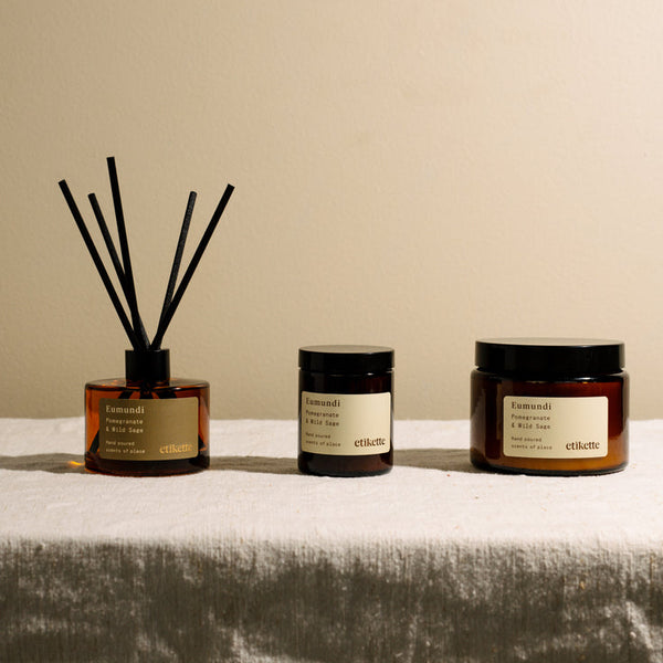 Etikette Eumundi Candle and Eco Reed Room Diffuser