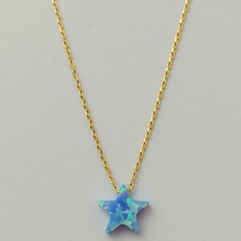 Gammie Opal Star Fine Chain Gold Plated Necklace - Gammies - Jewellery - Paloma + Co Adelaide Boutique