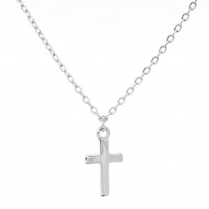 Fine Chain Cross Necklace