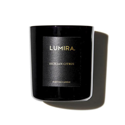 Lumira Glass Scented Candle Sicilian Citrus