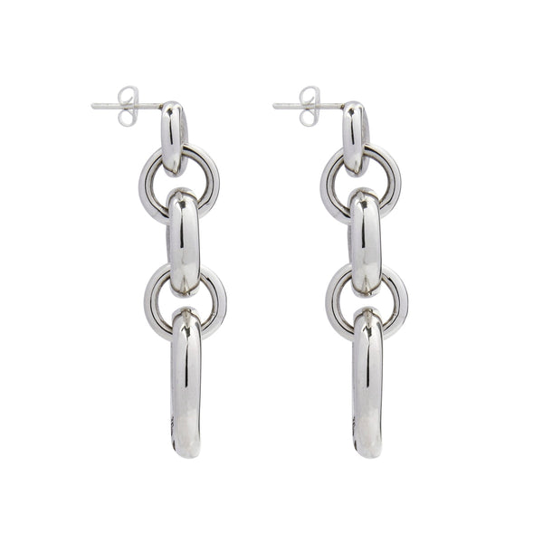 Najo Bolder Drop Silver Earring