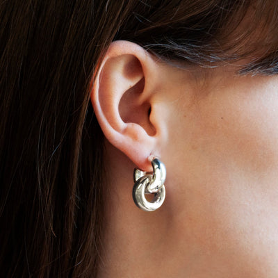 Najo Tumble Silver Earring