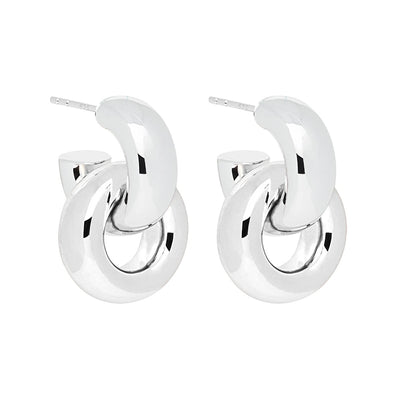 Najo Tumble Silver Earring