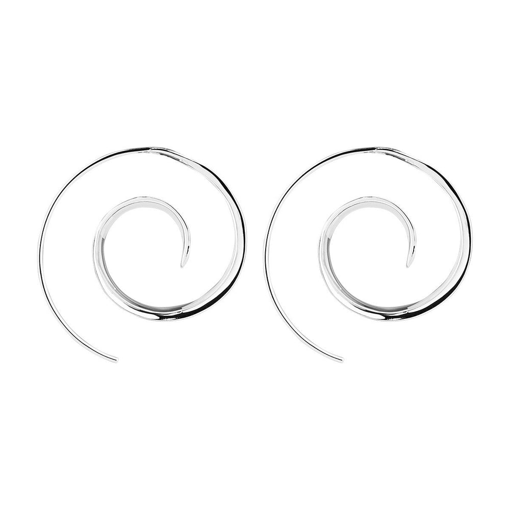 Najo Ravishing Ringlets Silver Earring