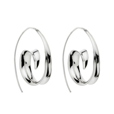 Najo Ravishing Ringlets Silver Earring