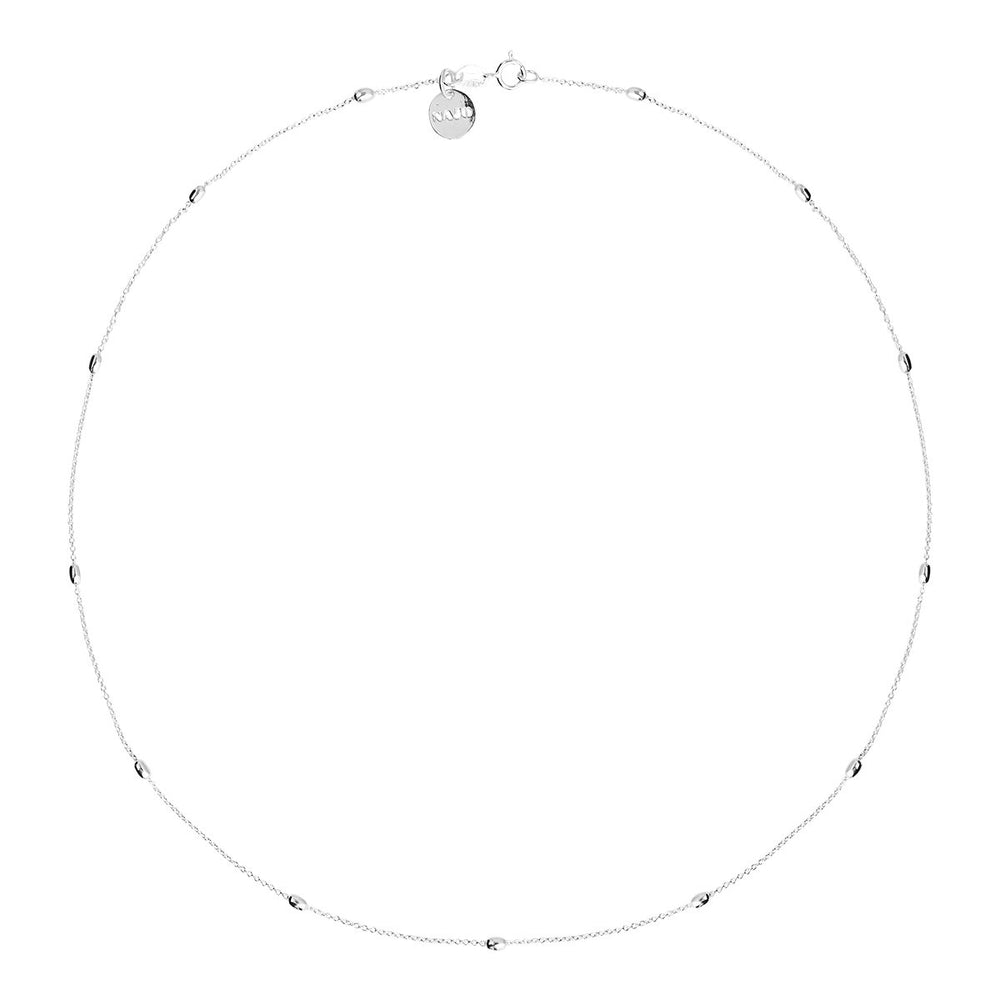 Najo Like A Breeze Silver Necklace 45cm