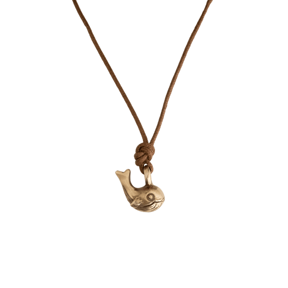 Pesci Che Volano Whale Bronze Pendant