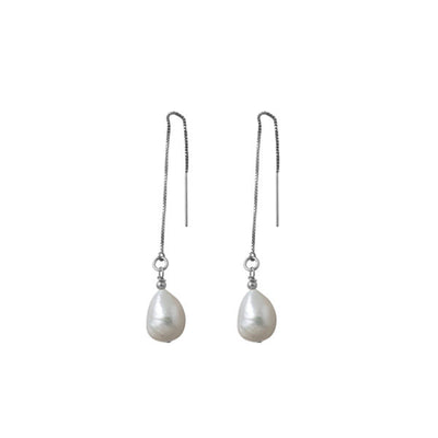 Von Treskow Baroque Pearl Chain Earring