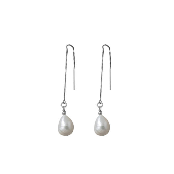 Von Treskow Baroque Pearl Chain Earring