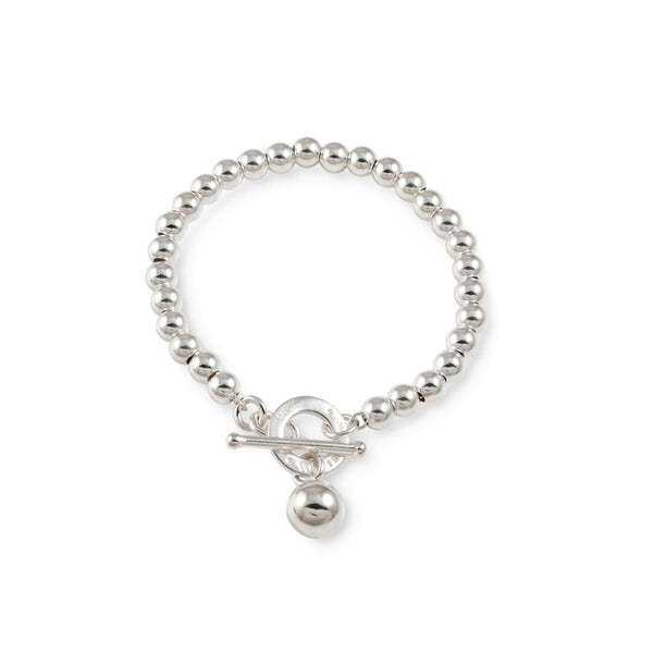 Von Treskow BALL BRACELET WITH VT DISC & SILVER BALL - Von Treskow - Jewellery - Paloma + Co Adelaide Boutique